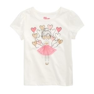 Epic Threads Ivory Heart Balloons T-Shirt for Girls